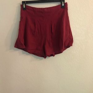 Red shorts
